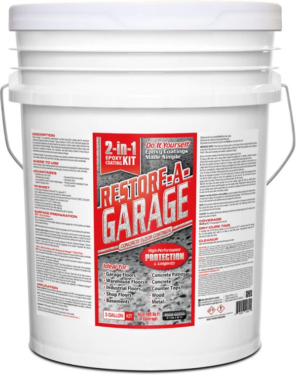 Restore-A-Garage Epoxy 3 Gallon